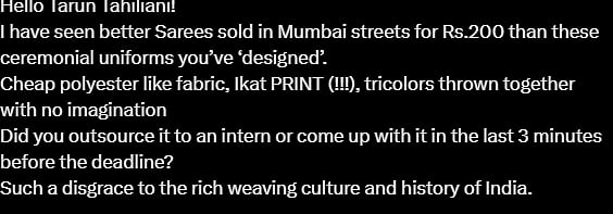 Netizens react to Indian outfits at Olympics 2024.